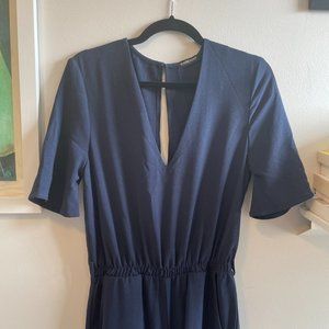 American Apparel Navy Jumpsuit
